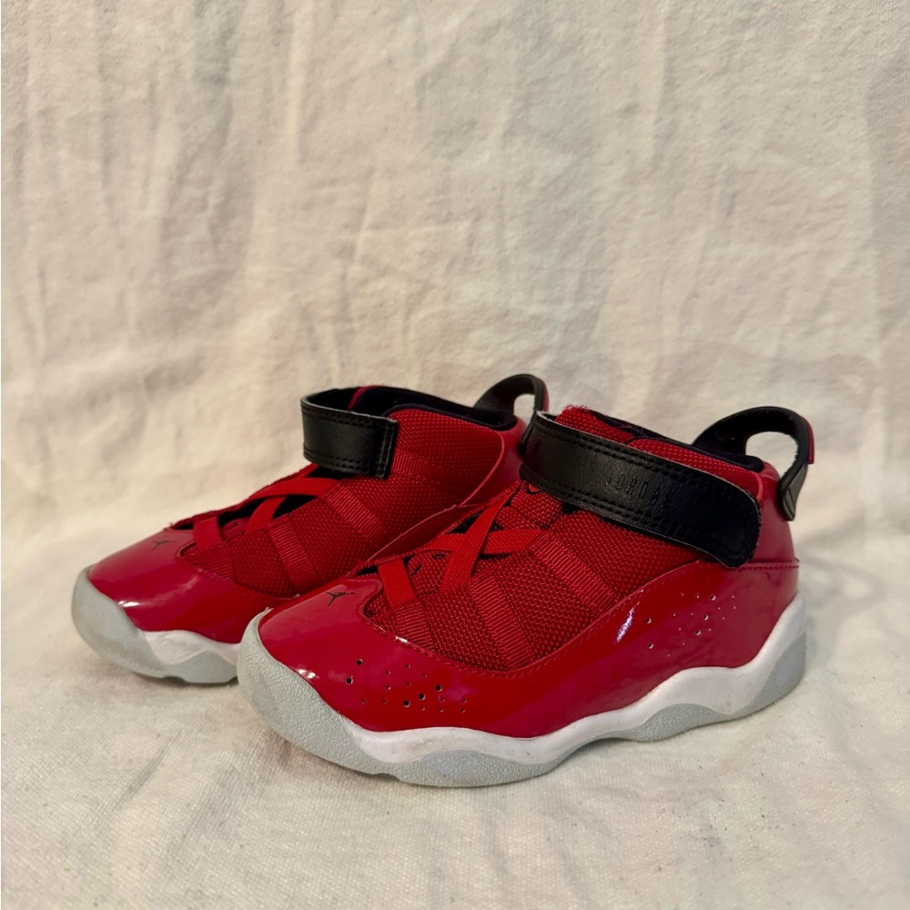 Air Jordan 6 Rings Gym Red Sneakers